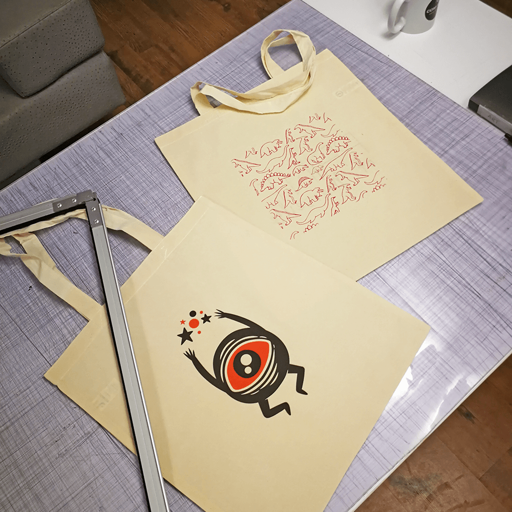 Impression textile personnalisée Totebags - Com Idea