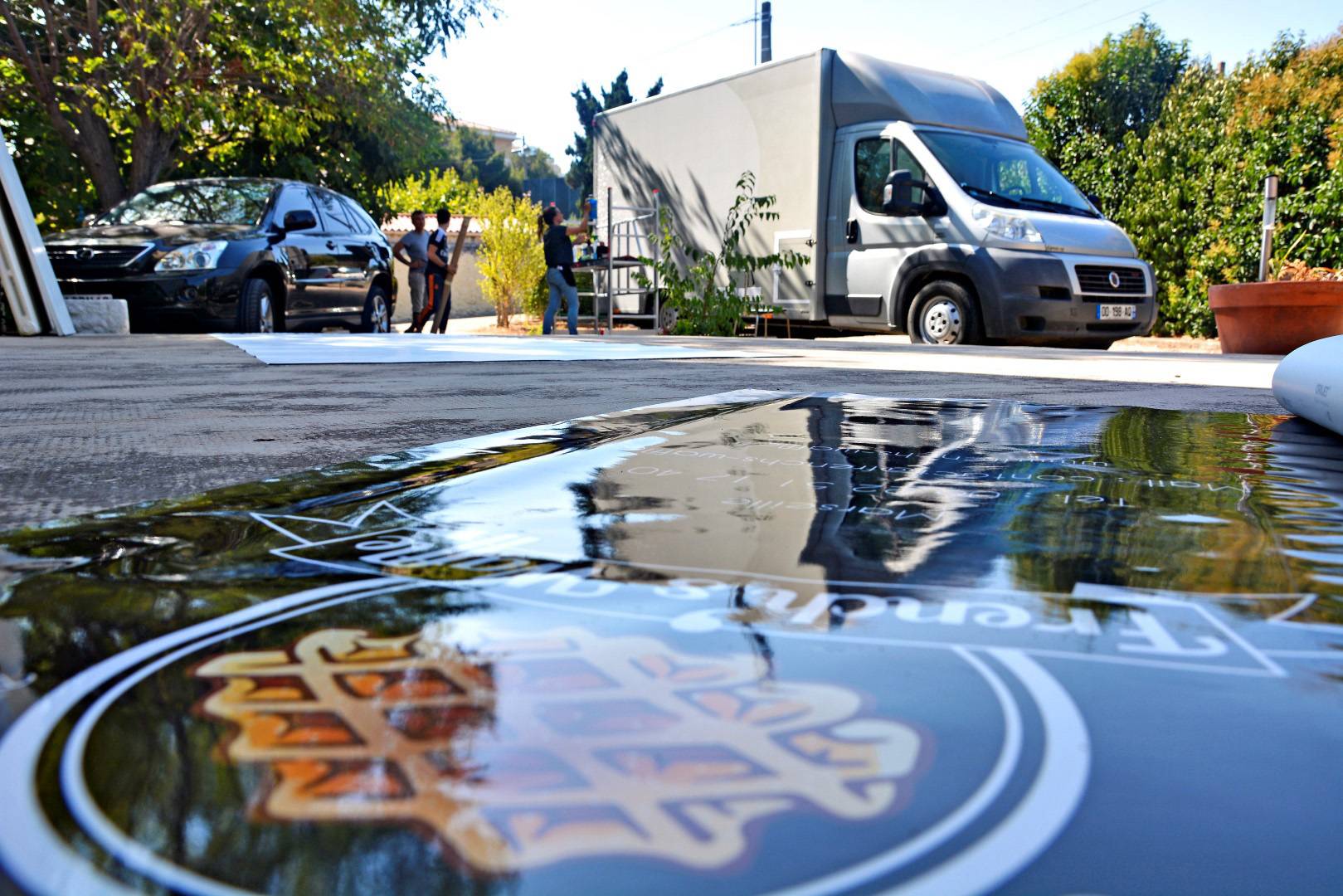 Agence de communication imprimerie Marseille Roll-up et stand événementiel